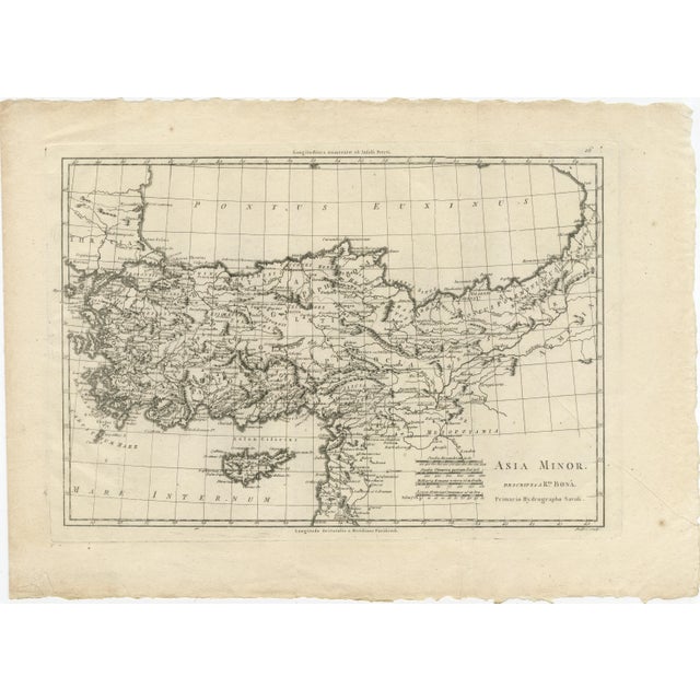 Contemporary AEG, Map of Turkey, Asia Minor and the Ottoman Levant, 1780 For Sale - Image 3 of 11