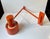 Orange Scale Swing Arm Wall Lamp by Jo Hammerborg for Fog & Mørup, 1970s For Sale - Image 12 of 14