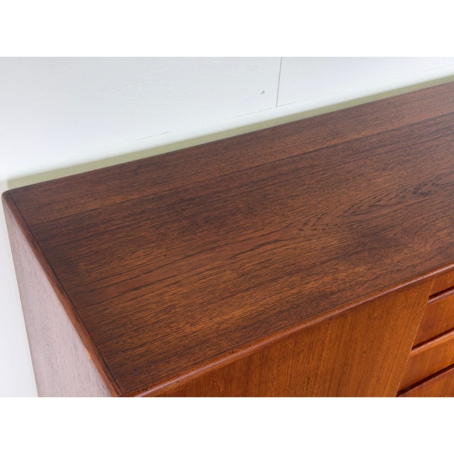 Mid-Century Modern Teak Sideboard with Colored Drawers, 1960s For Sale - Image 14 of 16