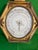 A French Restauration (Charles X period) weather instrument, circa 1820-1840, in the classic lyre-form case: carved and...