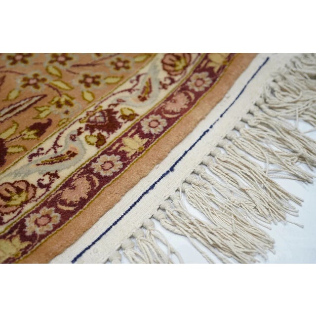 Extremely Fine Persian Isfahan Wool and Silk Rug 5'1'' X 7'7'' For Sale In New York - Image 6 of 12