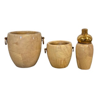 Champagne Holder with Ice Bucket and Shaker, 1960s, Set of 3 For Sale