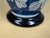 Chinoiserie Blue Porcelain Table Lamp For Sale - Image 11 of 12