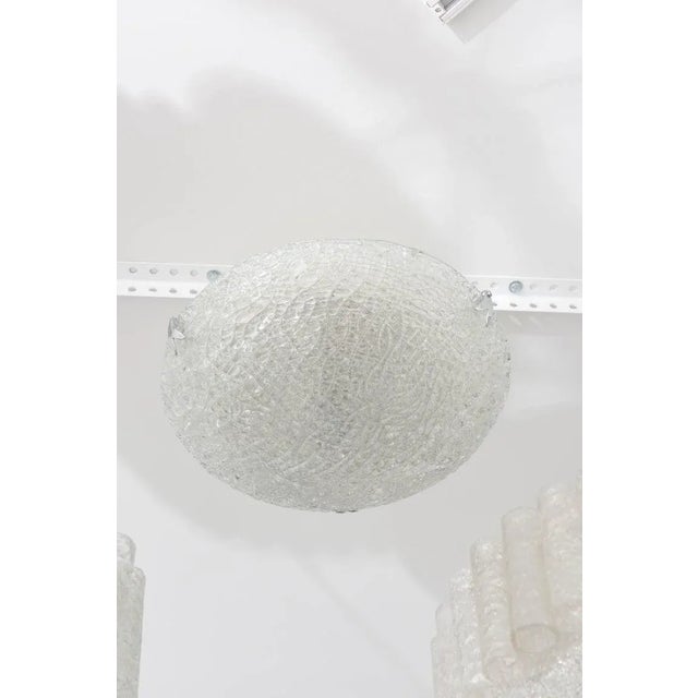 Metal 1970s Kalmar Style Flushmount Chandelier For Sale - Image 7 of 12