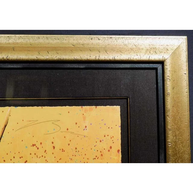 Impressionist Earl Biss "End of Trail" Serigraph on Paper Framed Hand Signed For Sale - Image 3 of 5