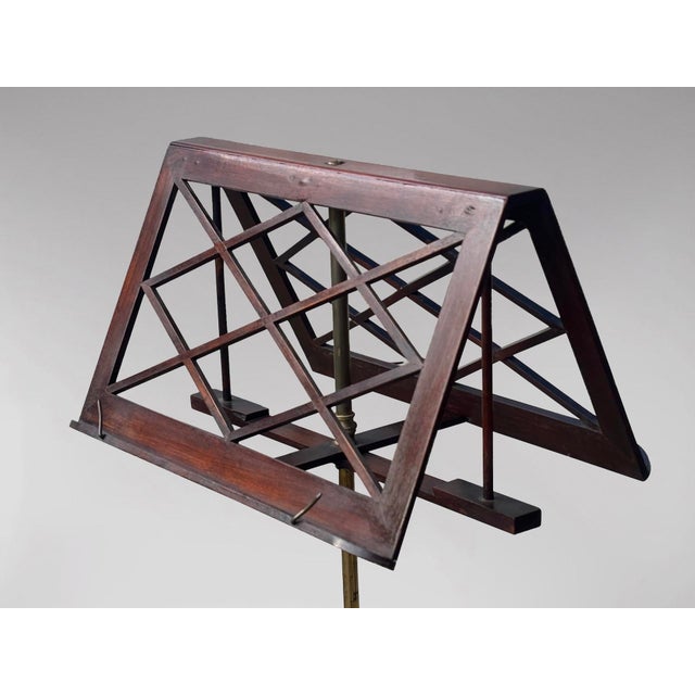 Very Fine Early 19th Century Regency Period Mahogany Adjustable Folding Duet Music Stand A fine quality early 19th-century...