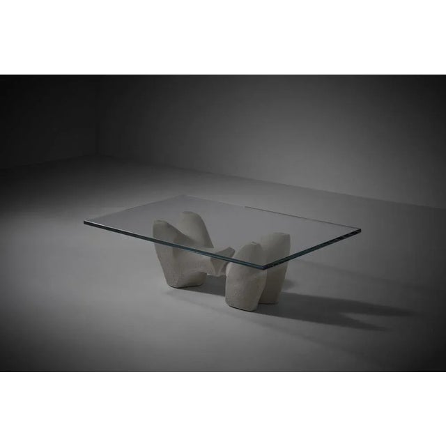 Italian Sculptural Concrete Coffee Table, 1970s For Sale - Image 10 of 11