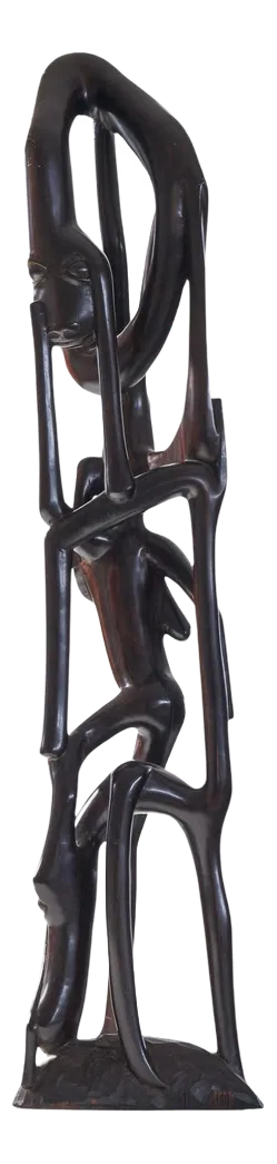 Modernist Anthropomorphic Makonde Sculpture, 1950s