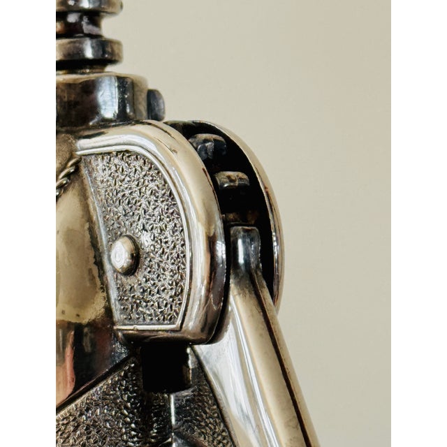 80’s Aldo Columbo Silver Plated Sommelier Corkscrew For Sale In Palm Springs - Image 6 of 11