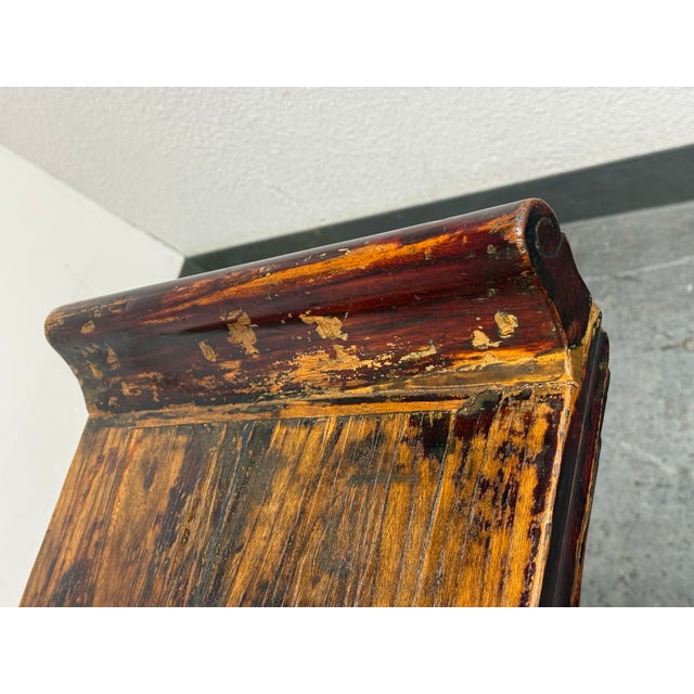 Chinese Carved Wood Console Table, Antique For Sale - Image 9 of 12