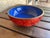 Chinese Vintage Chinese Red Cinnabar Lacquerware With Brass Rim Round Floral Bowl For Sale - Image 3 of 6