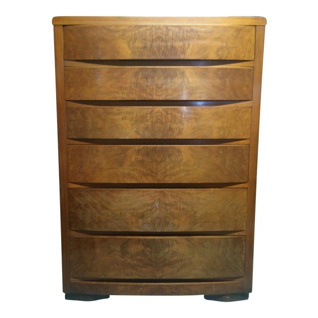 Tri Bond III Burl Wood Dresser | Chairish
