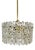Mid-Century Facet Glass Chandelier from Kinkeldey, 1960s For Sale