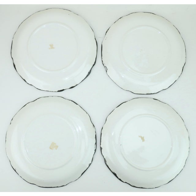 1950's Gibson Girls & Guy Decorative Plates, Set of 4 For Sale - Image 4 of 9