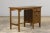 1940s Petite French Art Deco Oak Office Desk For Sale In New York - Image 6 of 17