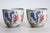 Chinese Early 20th Century Chinese Porcelain Famille Rose Chicken Cups Qianlong Fanggu Mark - a Pair For Sale - Image 3 of 8