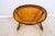 Drexel Oval Regency Walnut & Rosewood Coffee Table For Sale - Image 13 of 14