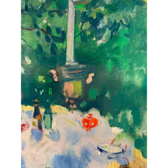 Contemporary Olga Bogaevskaja, Breakfast on the Lawn, 1989 For Sale - Image 3 of 8