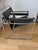 Iconic Wassily lounge chair designed by Marcel Breuer for Knoll Studio, purchased directly from Design Within Reach. This...