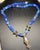 Tribal Mid 20th Century Sterling Silver Disc Beads and Pyrite Included Lapis Lazuli Necklace. For Sale - Image 3 of 6