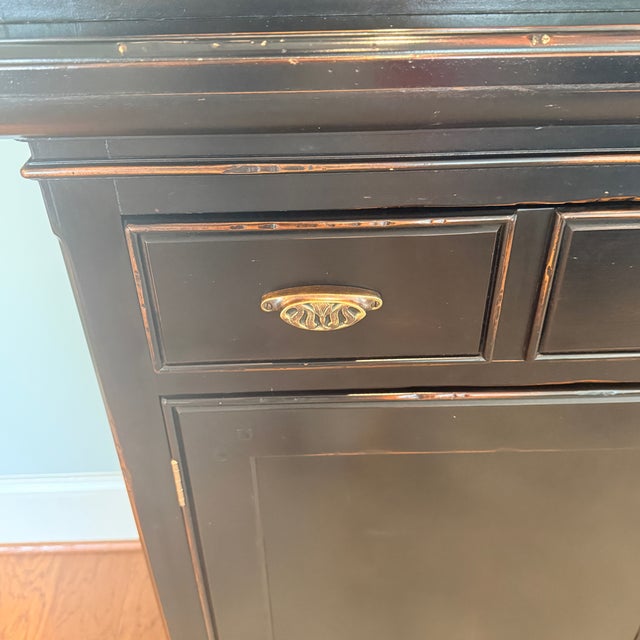 English Two Piece China Cabinet For Sale - Image 16 of 16