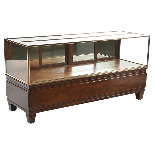 English Display Case, 1920s For Sale