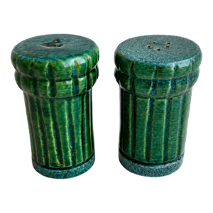 Pair of Vintage Bitossi Ceramic Salt & Pepper Shakers