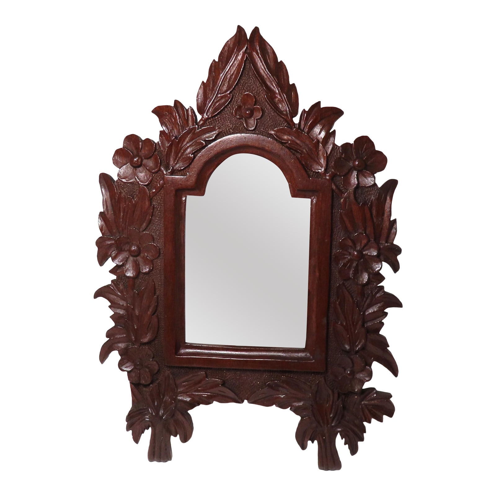 Antique Victorian Hand Carved Mahogany Picture Frame Chairish