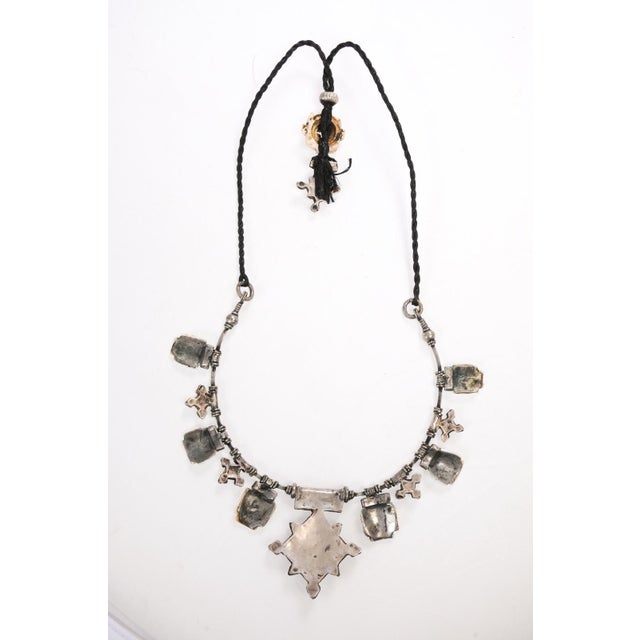 Silver & Conus Shell Necklace For Sale - Image 4 of 12