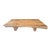 Solid Teak Wood Table Modern Organic For Sale