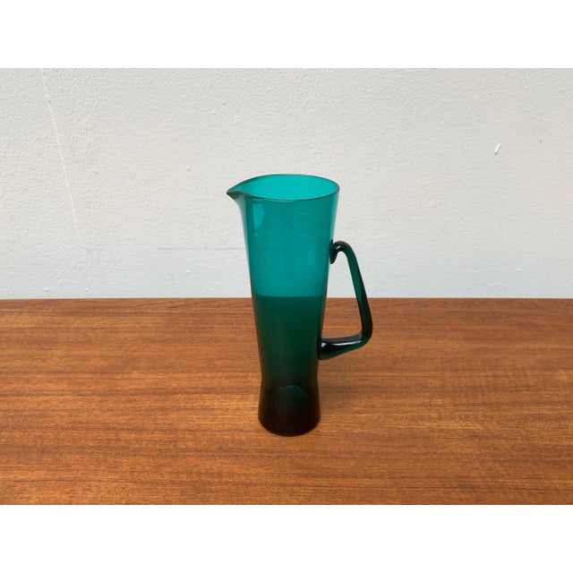 Mid-Century Glass Carafe Jug from Weitz For Sale - Image 6 of 18