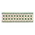 SAMPLE - Schumacher x Molly Mahon Chequer Hand Block Trim In Green For Sale