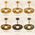 Brass Handmade Brass Flower Chandelier, Hammered Floral Pendant Light, Art Deco Ceiling Fixture For Sale - Image 8 of 13