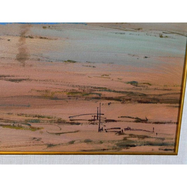 Impressionist Robert Hagan"Beach Party"Oil on Canvas Girls on Beach Hand Signed For Sale - Image 3 of 4