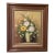 Mid 20th Painting on Canvas Flower Bouquet Still Life Framed Signed by Artist For Sale