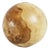 Polished Teak Root Sphere Art For Sale