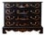 Habersham Black Chinoisere Hand Painted Chest of Drawers | Dresser For Sale