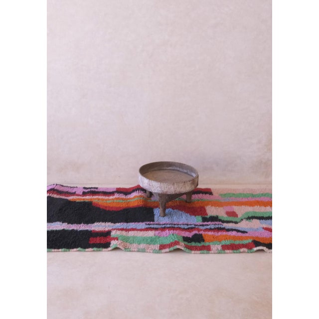 Moroccan Handknotted Colorful Runner Rug - 10.9 X 3 Ft For Sale In Cleveland - Image 6 of 8