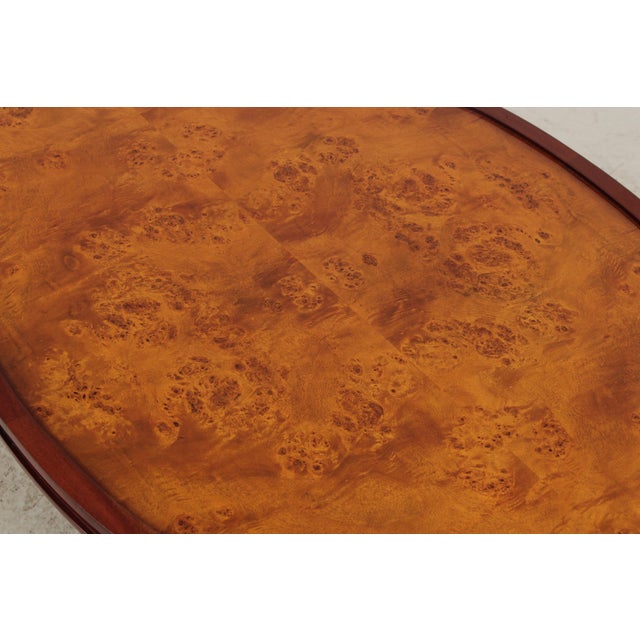 Gorgeous Burl Wood 2 Tier Coffee Table For Sale - Image 10 of 16
