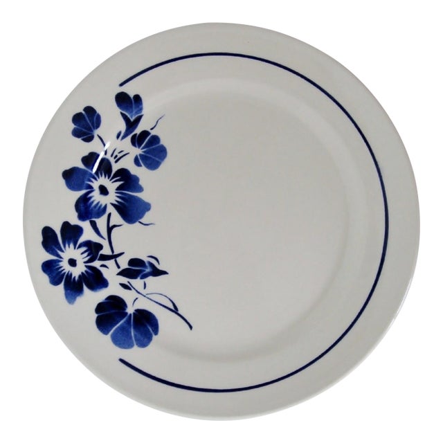 French Stoneware Salad Plates, Set of 6 For Sale