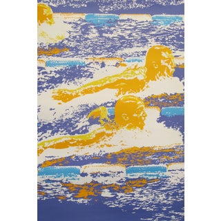 Original 1972 Vintage Munich Olympic Poster, Swimming For Sale
