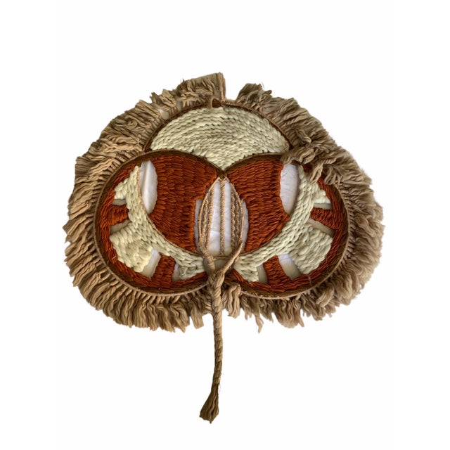 Vintage 1970s Boho Chic Handwoven Macramé Wall Hanging For Sale - Image 12 of 12