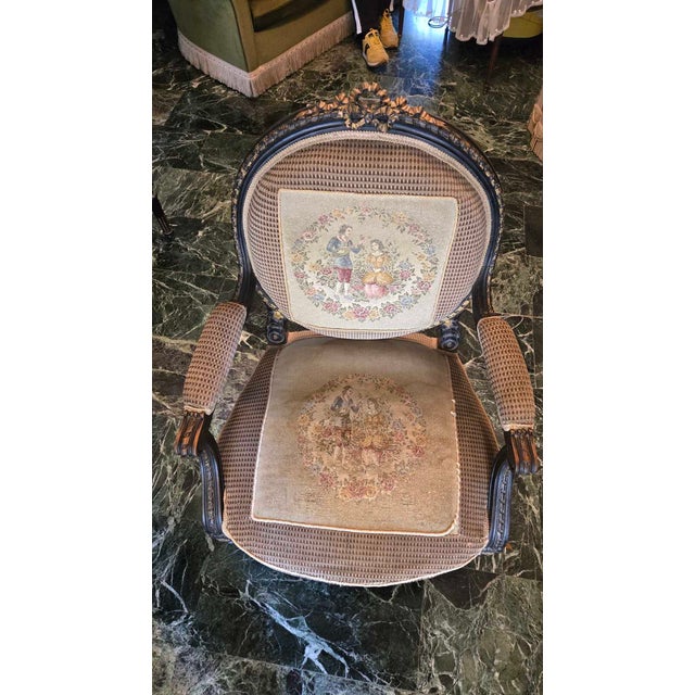 Antique Louis XVI Armchairs, 1890s, Set of 2, in Good conditions. Designed before 1890