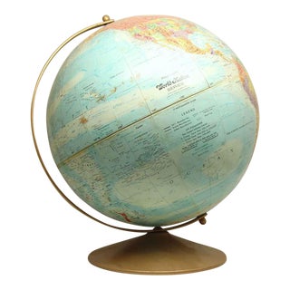 Vintage World Nation Globe
