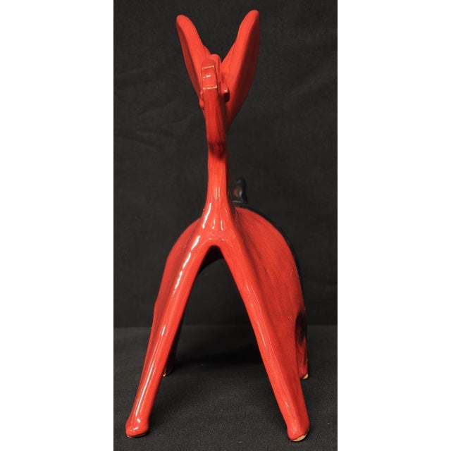 Donkey in Red Vietri Ceramic from d'Acunto Vietri For Sale - Image 3 of 11