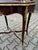 French 1920 French Louis XVI Mahogany Marble Side Table - 1 Pc For Sale - Image 3 of 11
