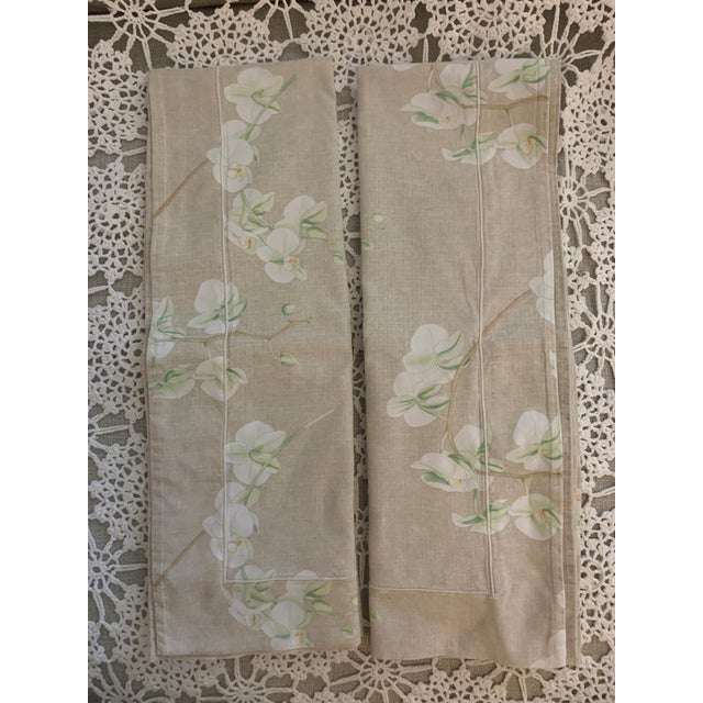 Vintage pair Yves De Lorme Paris pillowsham king size /21” x 35”/ 2.5” flange Luxury bedding from France by Yves Delorme...