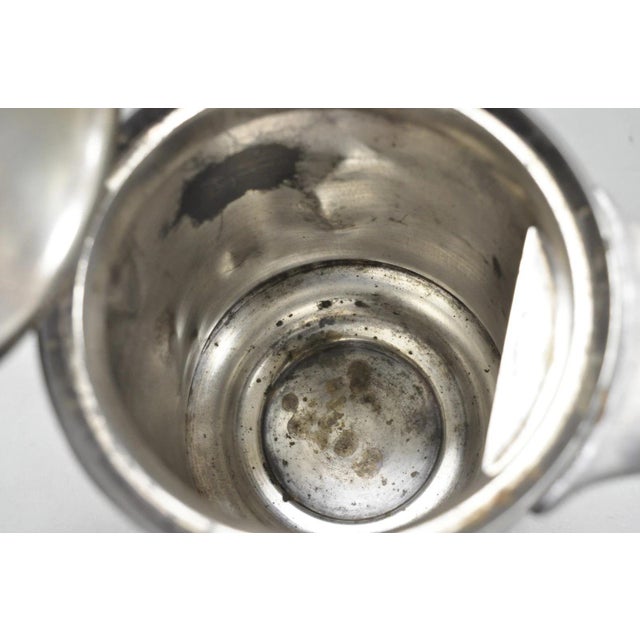 Antique Renaissance Reed & Barton Figural Silver Plated Coffee Water Pitcher For Sale - Image 16 of 18