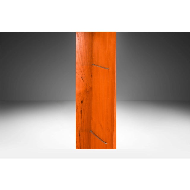 Mid-Century Modern Late 20th Century Danish Teak Modern Sliding Glass Door Double Bookcase For Sale - Image 3 of 12