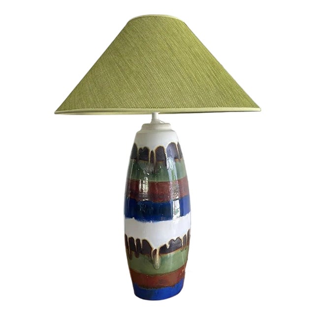 Ceramic Table Lamp from Vincent Cadeaux S.A., France, 1960s-1970s For Sale